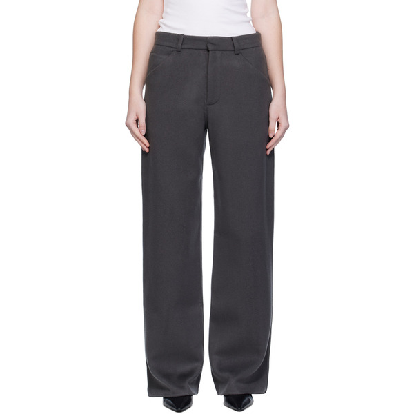  Arch The Gray Handmade Wool Cashmere Trousers 