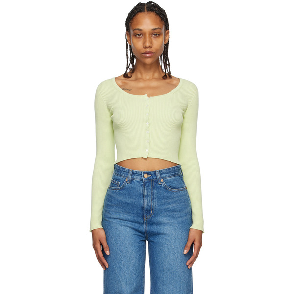  Arch The Green Scoop Neck Cardigan 
