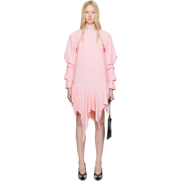  Ashley Williams Pink Wing Minidress 