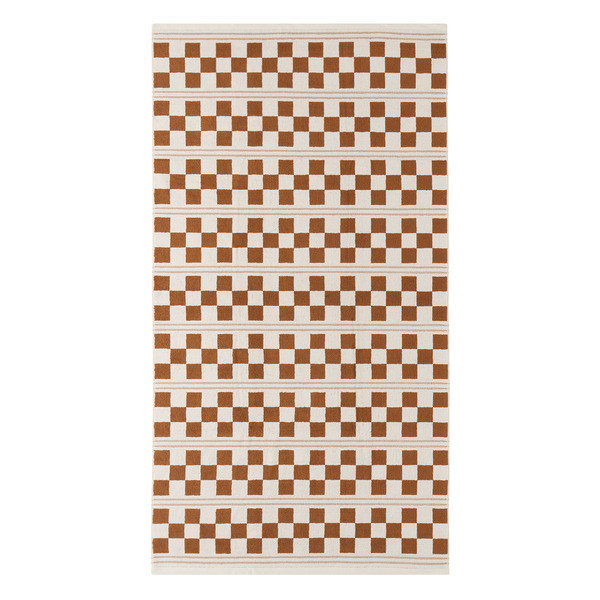  Baina Off-white & Orange Busby Pool Towel 