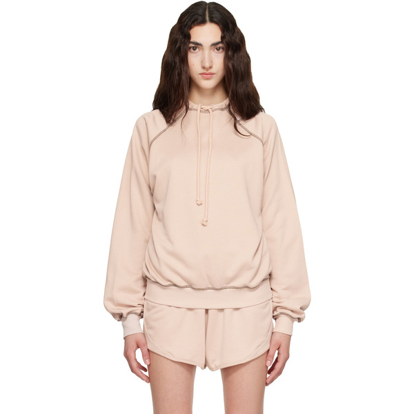  Baserange Pink Fold Hoodie 