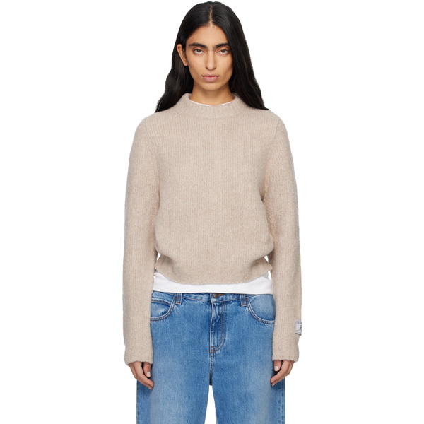  B.b. Wallace Beige David Sweater 