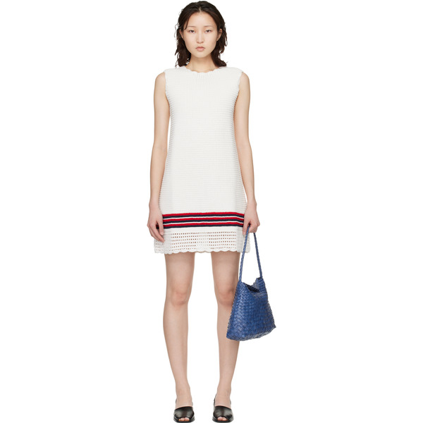  B.b. Wallace White Reinhardt Minidress 