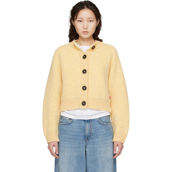  B.b. Wallace Yellow Sherman Cardigan 