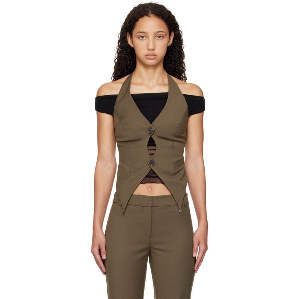  Bec + Bridge Khaki Teri Vest 