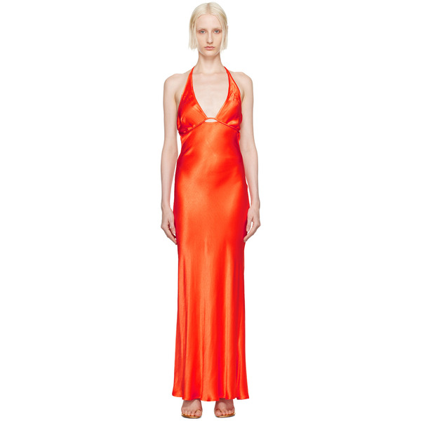  Bec + Bridge Orange Zariah Maxi Dress 