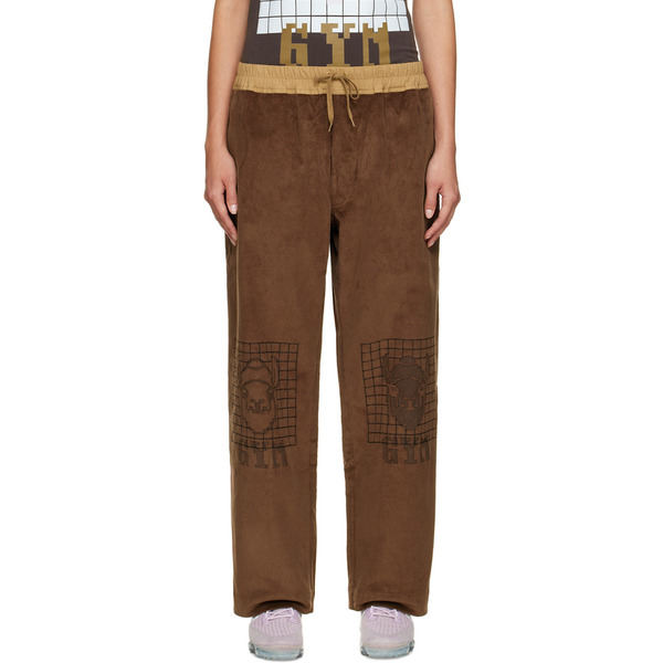  Bernhard Willhelm Brown Wide-leg Lounge Pants 