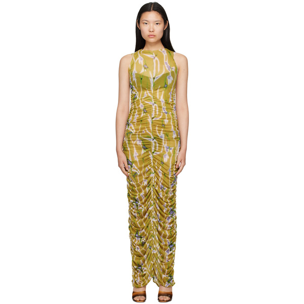 Binya Green Lisa Maxi Dress 