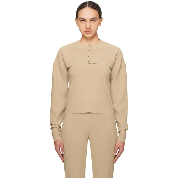  Birrot Beige Lay2 Cardigan 