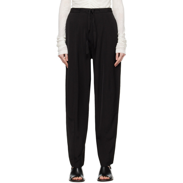  Bite Black Evening Belted Trousers 