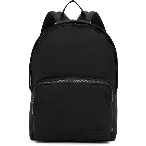  Boss Black Coated Canvas Backpack 