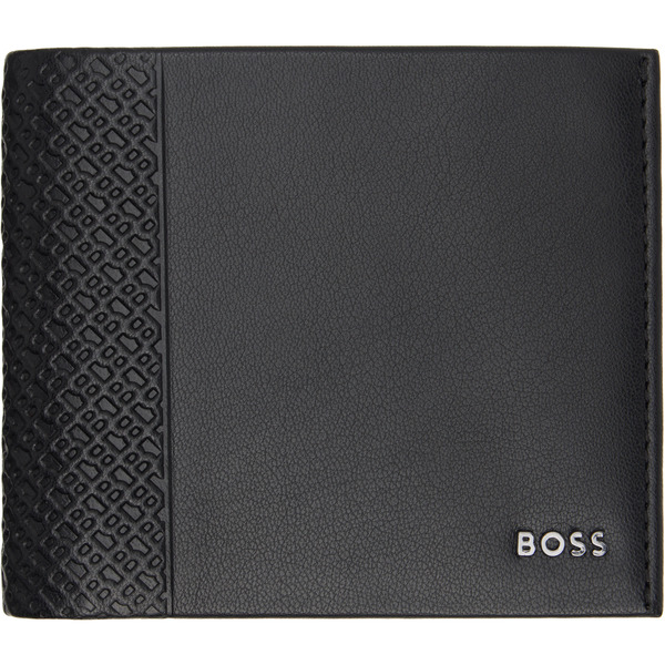  Boss Black Goat Leather Wallet 