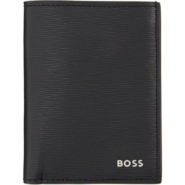  Boss Black Vertical Bifold Card Holder 