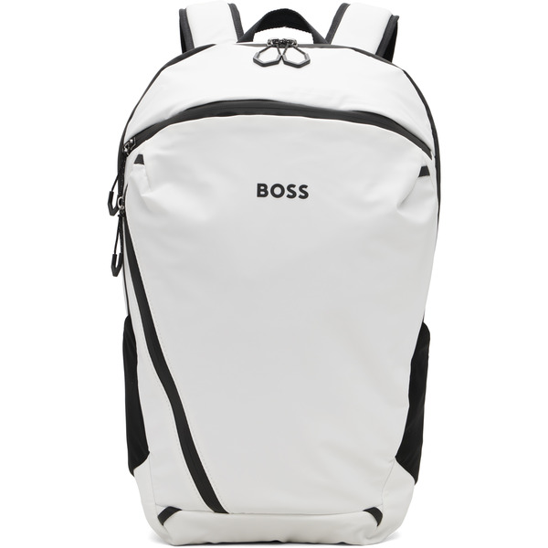  Boss Off-white Reflective Detail Backpack 