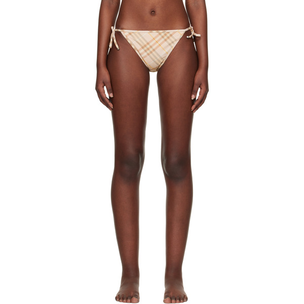 Burberry Beige Check Bikini Bottom 