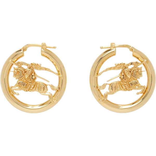  Burberry Ekd Hoop Earrings 