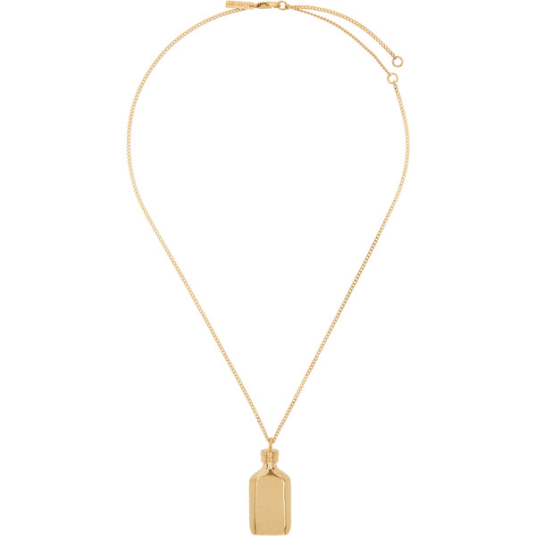 Calvin Klein Collection Short Ck One Charm Necklace 