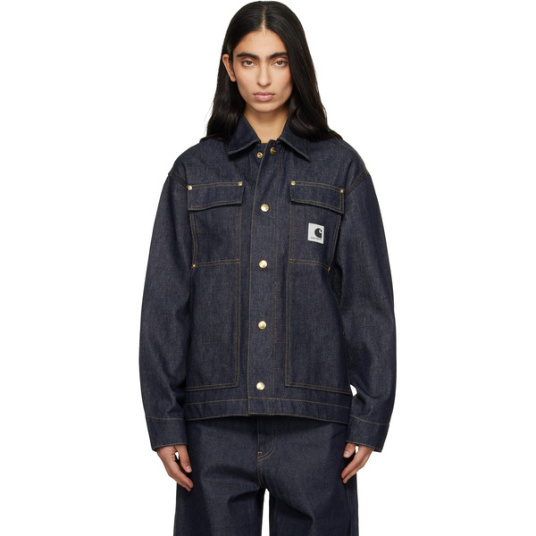  Carhartt Work In Progress Navy Og Arctic Denim Jacket 