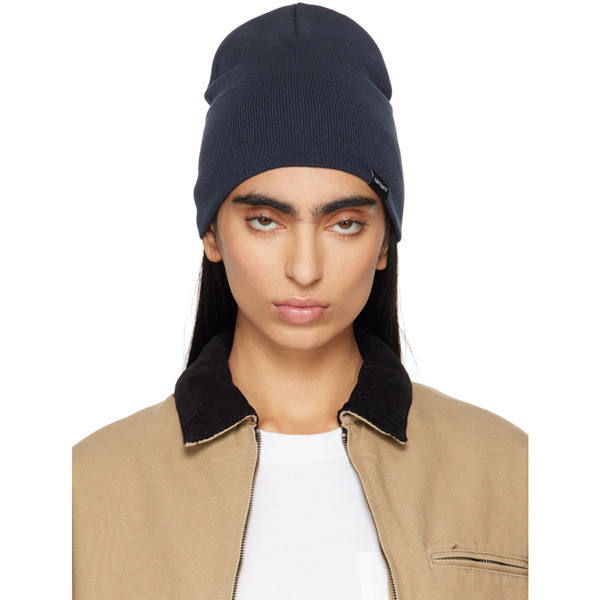  Carhartt Work In Progress Navy Scripter Beanie 