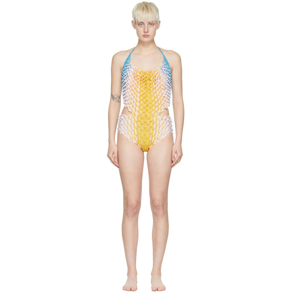  Chet Lo Multicolor Sunrise One-piece Swimsuit 