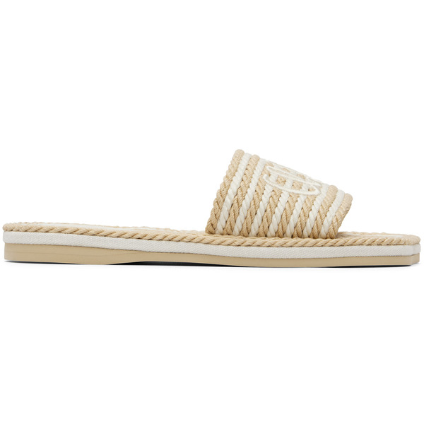  Chloé Beige 'chloé Sand' Slides 