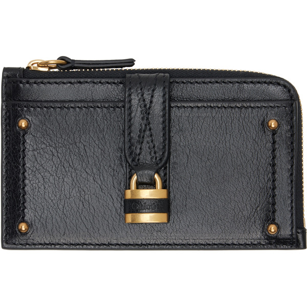  Chloé Black Small Paddington Card Holder 