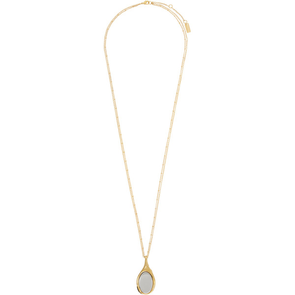  Chloé Mirrored Pendant Necklace 