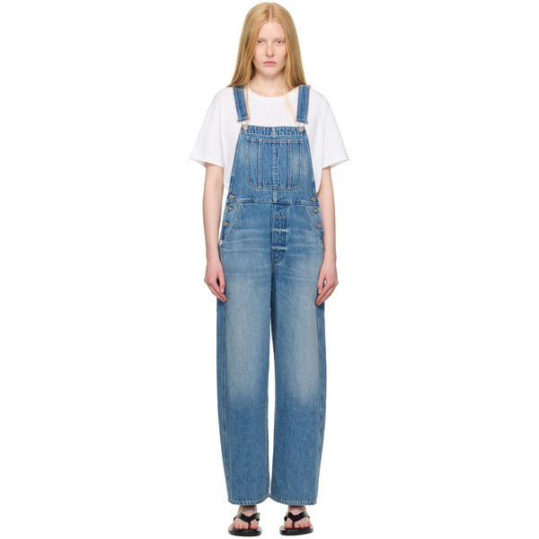  Citizens Of Humanity Blue Freya Denim Overalls 
