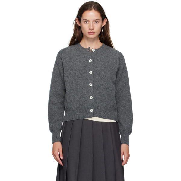  &daughter Gray Ada Crewneck Cardigan 