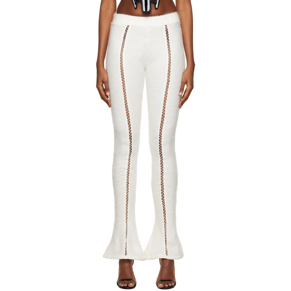  Didu White Flarry Trousers 