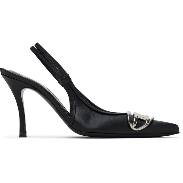  Diesel Black D-venus Sb Heels 