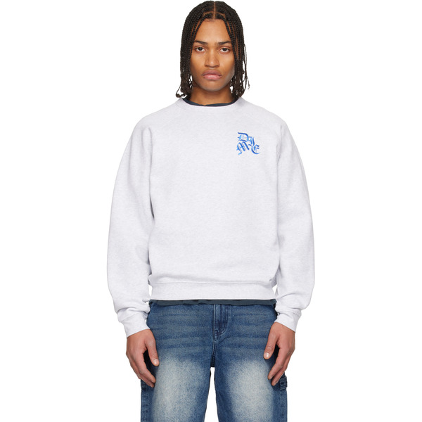  Dime Gray Dolph Crewneck Sweatshirt 