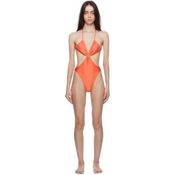  Dos Swim Ssense Exclusive Orange Kisa One-piece 