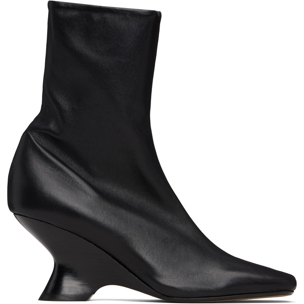  Dries Van Noten Black Heeled Ankle Boots 