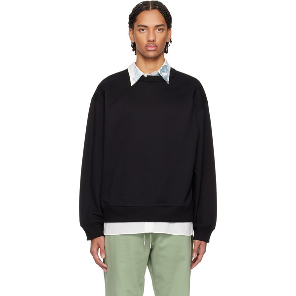  Dries Van Noten Black Oversized Sweatshirt 