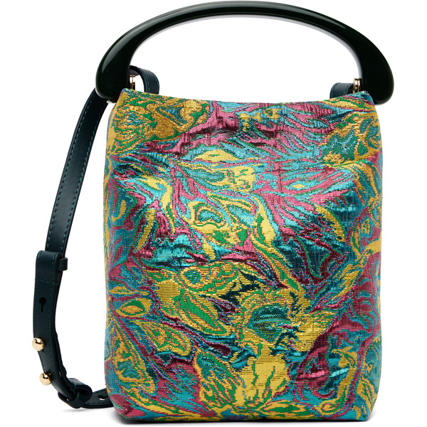  Dries Van Noten Multicolor Crisp Floral Bag 