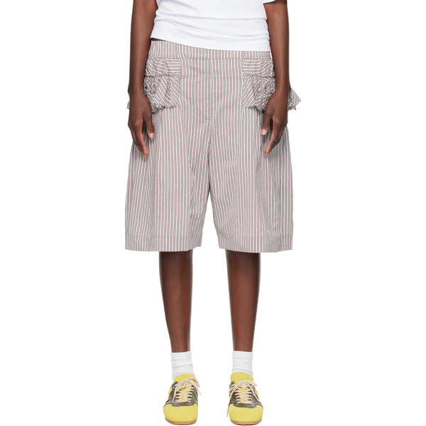  Dries Van Noten Multicolor Ruffled Shorts 