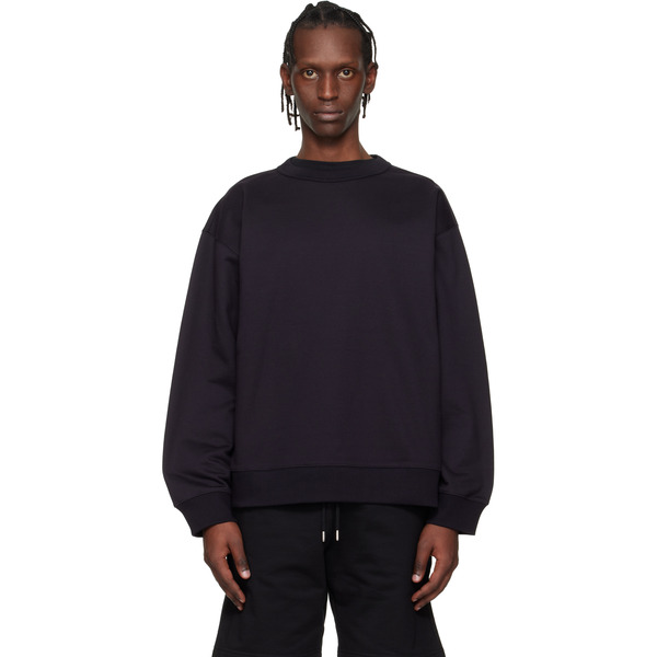  Dries Van Noten Navy Oversized Sweatshirt 