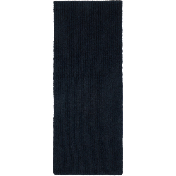  Dries Van Noten Navy Wool Scarf 