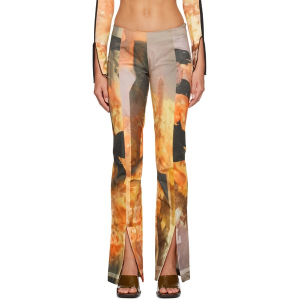  Elliss Orange Sunflower Jeans 
