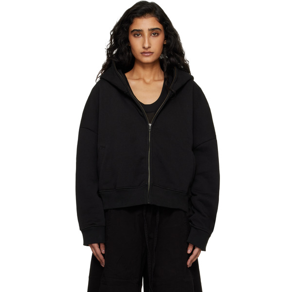  Entire Studios Black Eternal Zip Hoodie 
