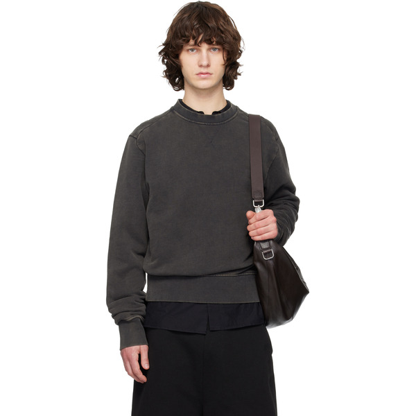  Entire Studios Black Pod Crew Sweatshirt 