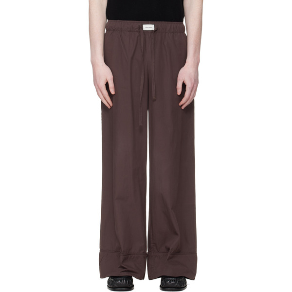  Entire Studios Brown Pajama Lounge Pants 