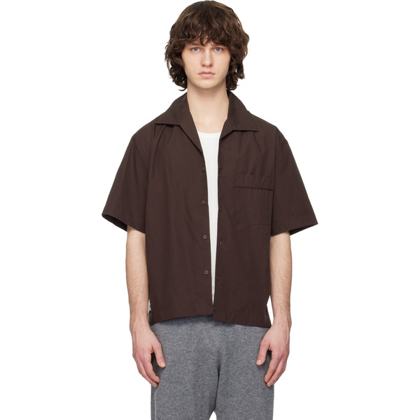  Entire Studios Brown Pajama Shirt 