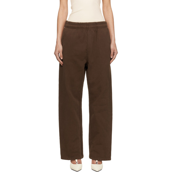  Entire Studios Brown Straight Leg Sweatpants 