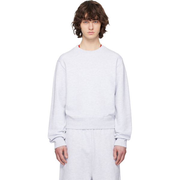  Entire Studios Gray Pod Crew Sweatshirt 