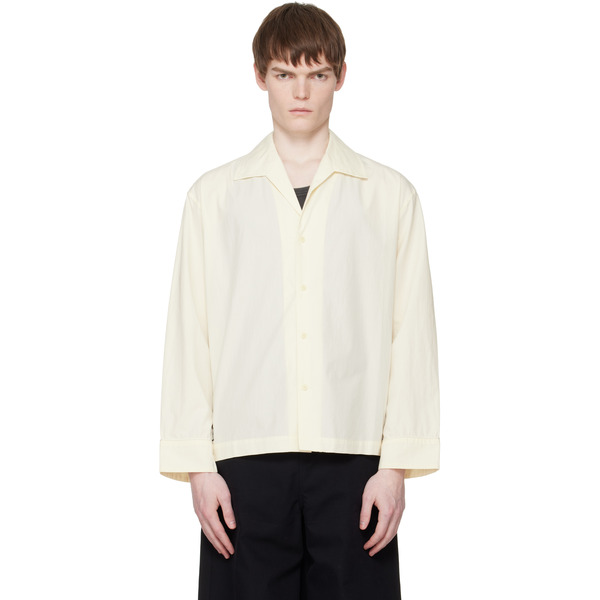  Entire Studios Off-white Ls Pajama Shirt 