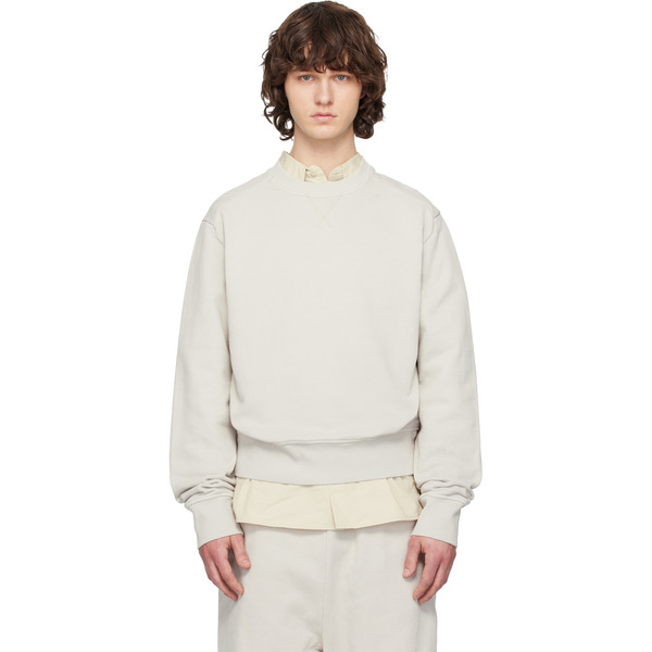 Entire Studios Off-white Pod Crew Sweatshirt 