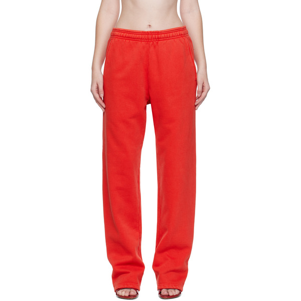  Entire Studios Red Straight-leg Sweatpants 