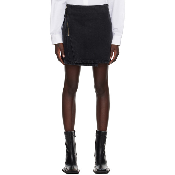  Eytys Black Rogue Denim Miniskirt 